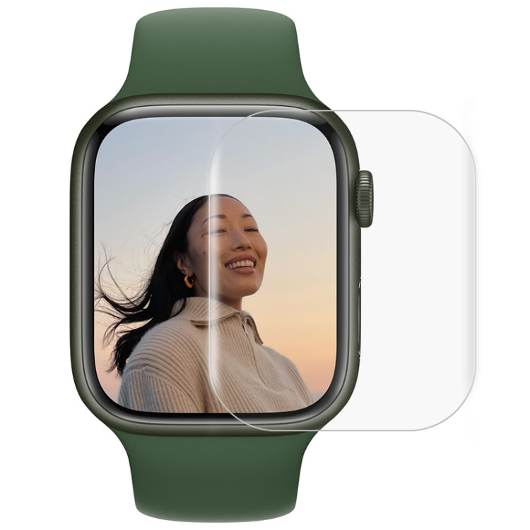UV Liquid Curved Full Glue Full Screen Tempered Glass Film, For Apple Watch Series 8 / 7 41mm, For Apple Watch Series 8 / 7 45mm